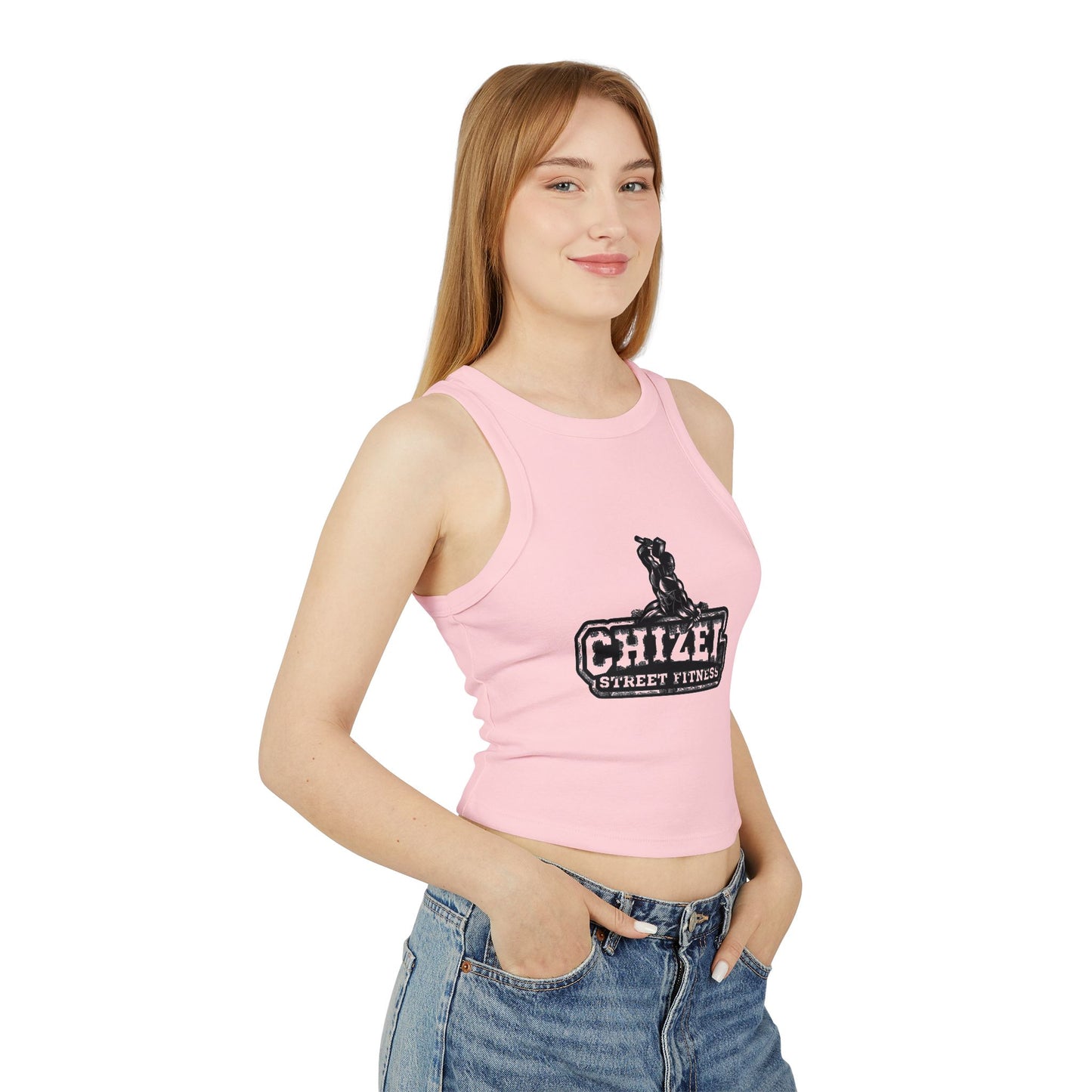 Women's Micro Rib Racer Tank Top