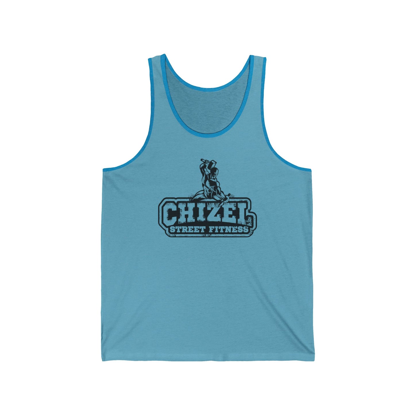 Unisex Fitness Tank Top - Chisel Street Fitness & They Not Like Us Graphic